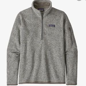 grey womens patagonia pullover size medium